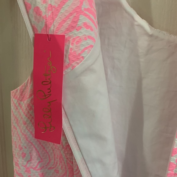 NWT Lilly Pulitzer Macfarlane Stretch Shift dress Size 14. - Picture 7 of 8